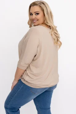Damskie Polski Beżowa Bluzka BARIOSA