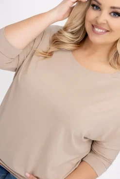 Damskie Polski Beżowa Bluzka BARIOSA