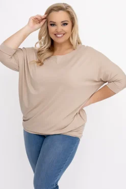 Damskie Polski Beżowa Bluzka BARIOSA