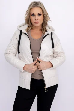 Damskie Polski Beżowa Kurtka wiosenna VEDERI