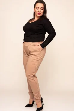 Damskie Polski Beżowe Spodnie CINTA