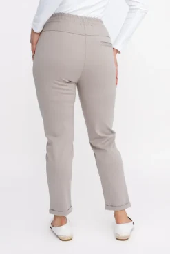 Damskie Włoski Beżowe Spodnie dresowe DAFNE