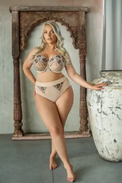 Polski Beżowy Biustonosz GLOW Soft Full Cup