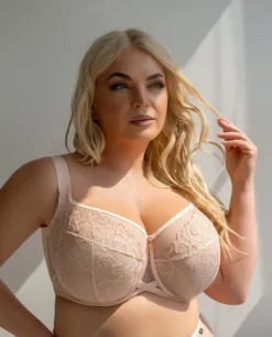 Polski Beżowy Biustonosz ROSALINE Soft Full Cup