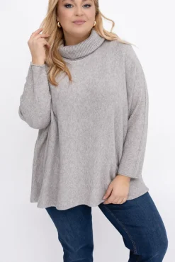 Damskie Włoski Sweter z golfem MONTIO