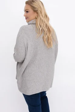 Damskie Włoski Sweter z golfem MONTIO