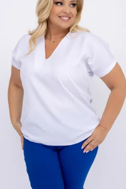 Damskie Polski Biała Bluzka ARTEZIO