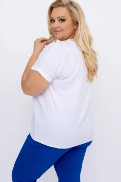 Damskie Polski Biała Bluzka ARTEZIO