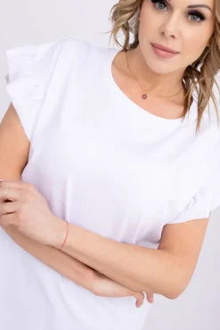 Damskie Polski Biała Bluzka BELLO