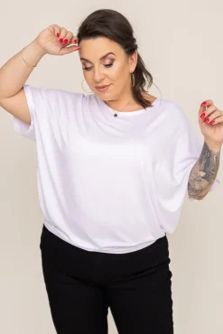 Damskie Polski Biała bluzka CILIO