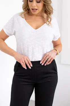 Damskie Polski Biała Bluzka DERMI