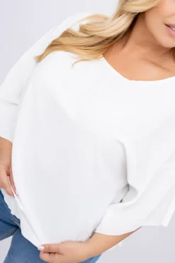 Damskie Polski Biała Bluzka ETERNAL