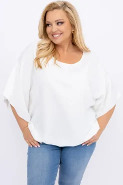 Damskie Polski Biała Bluzka ETERNAL