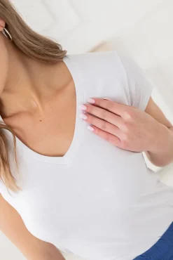 Damskie Polski Biała Bluzka GELDI