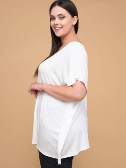 Damskie Polski Biała Bluzka MALPEZA