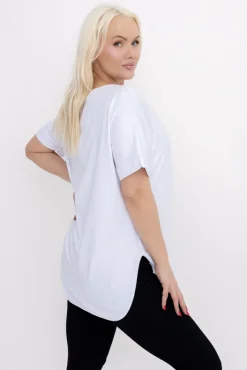 Damskie Włoski Biała Bluzka MERZI