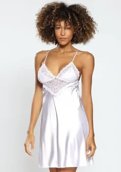 Polski Biała Halka satynowa ALICE