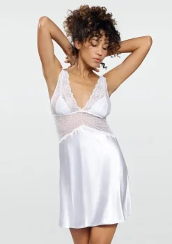 Polski Biała Halka satynowa ERICA