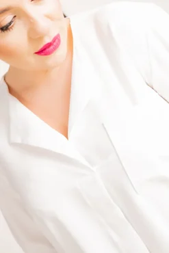 Damskie Polski Biała Koszula FOSTI