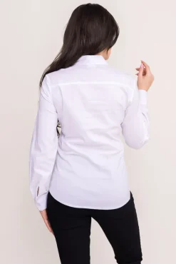 Damskie Polski Biała Koszula LIRET