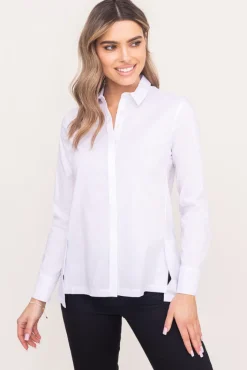 Damskie Polski Biała Koszula NYMERO