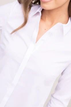 Damskie Polski Biała Koszula NYMERO