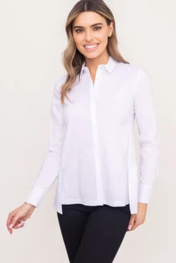 Damskie Polski Biała Koszula NYMERO