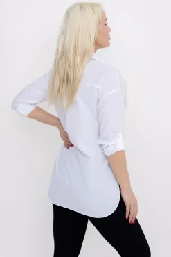 Damskie Biała Koszula TANER