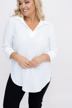 Damskie Polski Biała Koszula VENTELI