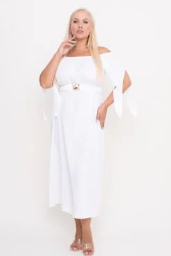 Polski Biała Sukienka AMELI