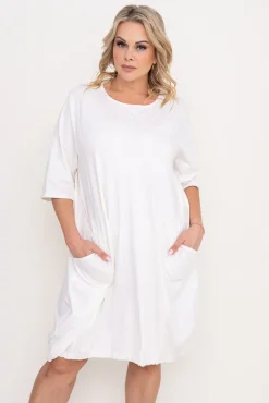 Polski Biała Sukienka BALIN