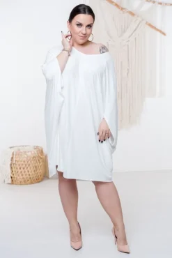 Polski Biała Sukienka HERMI