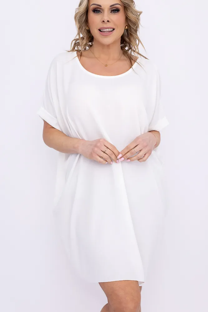 Damskie Włoski Biała Sukienka REGELI