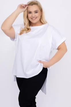 Damskie Włoski Biała Tunika MALTIZI