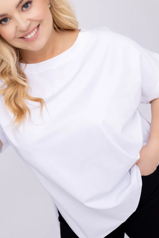 Damskie Włoski Biała Tunika MALTIZI