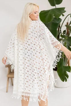 Damskie Włoski Białe Pareo haftowane ZANTUZI