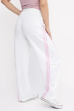 Damskie Włoski Białe Spodnie dresowe DENVIE