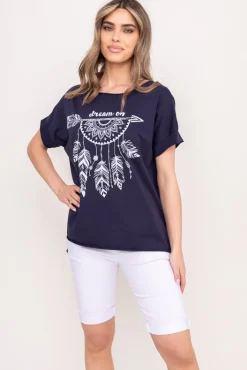 Damskie Włoski Białe Spodnie rybaczki DELMI