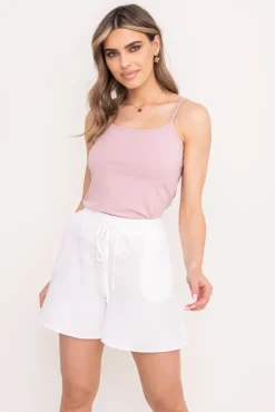 Damskie Polski Białe Szorty KALEMI