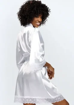 Polski Szlafrok satynowy SAUDA