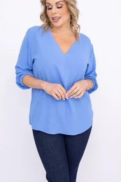 Damskie Polski Błękitna Bluzka PRUDI