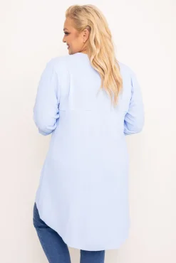 Damskie Polski Błękitna Koszula AGILE