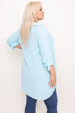 Damskie Polski Błękitna Koszula CENTERIA