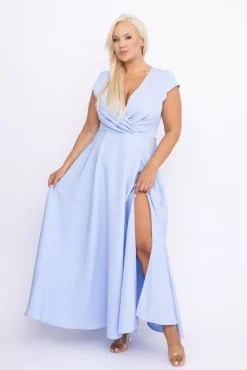 Polski Błękitna Sukienka LOREDANA