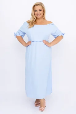 Polski Błękitna Sukienka NOBI