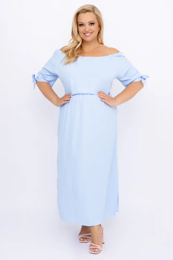 Polski Błękitna Sukienka NOBI