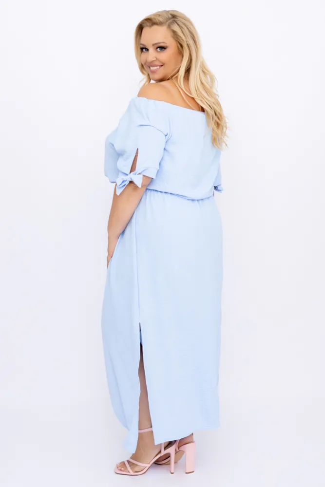 Polski Błękitna Sukienka NOBI