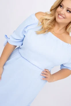 Polski Błękitna Sukienka NOBI