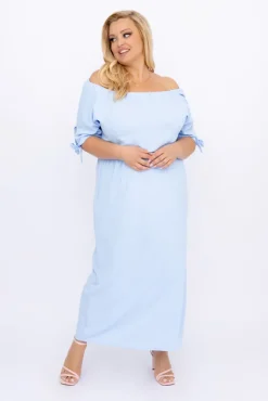 Polski Błękitna Sukienka NOBI