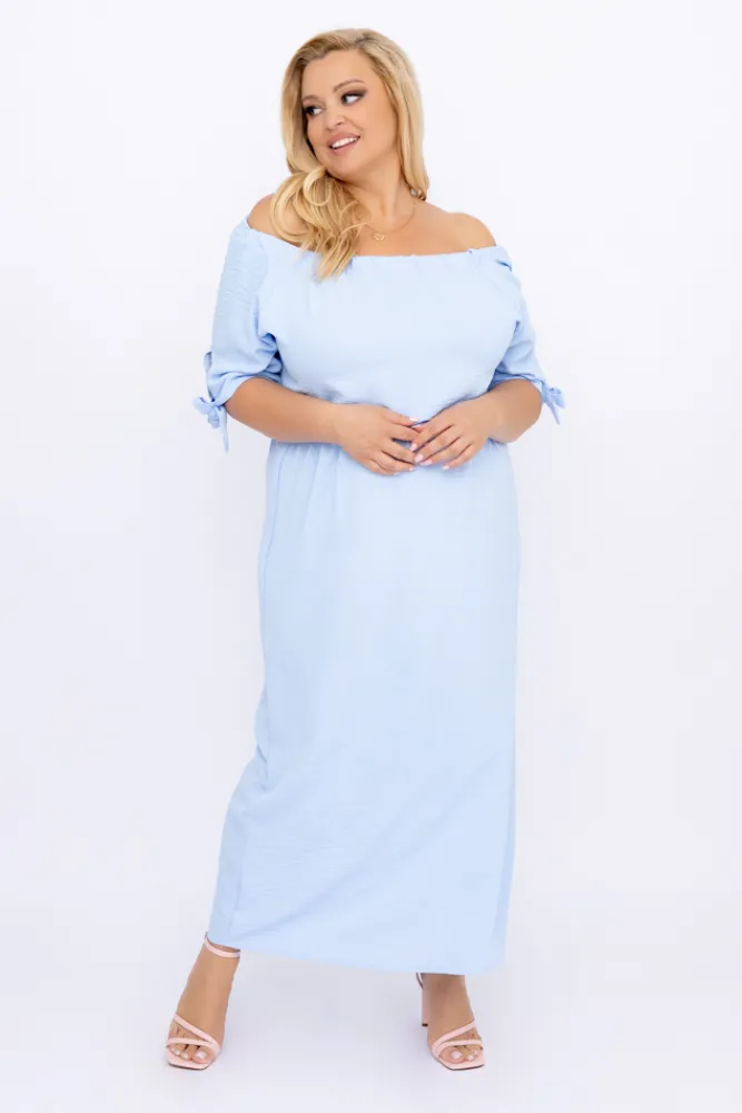 Polski Błękitna Sukienka NOBI